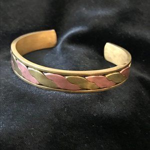 Copper & Brass bracelet / cuff